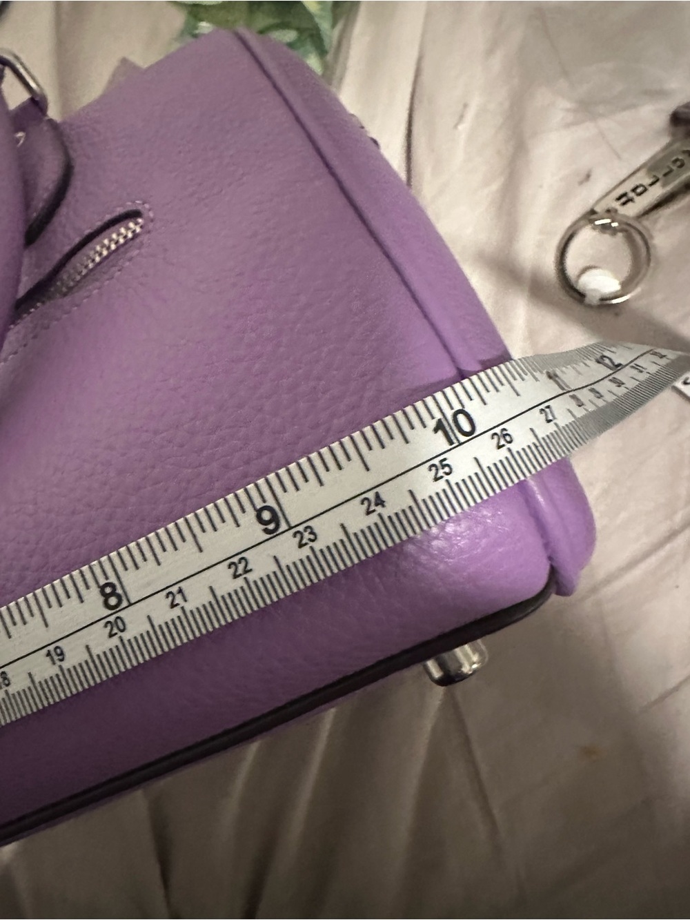 Coach Rowan Satchel With Rose Print โ Iris Multi / Lavender Purple โ NWOT Rare - Picture 7 of 8